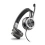 NGS MSX 11 Pro Auriculares Supraurales con Micrófono y Doble Jack, Negro